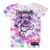 Tie Dye Romper Bodysuit(Grateful Dead Tie Dye Romper Bodysuit 453833) -ROCABILIA CLOTHING SALE 453833F
