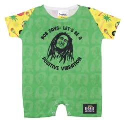 Positive Day Romper Bodysuit(Bob Marley Positive Day Romper Bodysuit 453836)