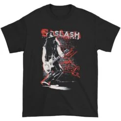 World On Fire World Tour 2015 (Stockholm, SE - Temecula, CA) Slim Fit T-shirt(Slash World On Fire World Tour 2015 Stockholm Se Temecula Ca Slim Fit T Shirt 453991)