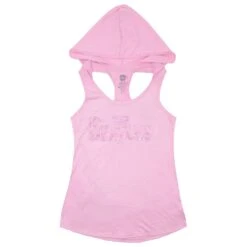 Pink Rhinestones Drop T Logo Hoodie Tank Womens Tank(Beatles Pink Rhinestones Drop T Logo Hoodie Tank Womens Tank 454364)