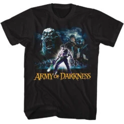Army Of Darkness Night Sky T-shirt(Army Of Darkness Army Of Darkness Night Sky T Shirt 454431)
