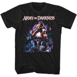 Aod Two Tone Collage T-shirt(Army Of Darkness Aod Two Tone Collage T Shirt 454433)