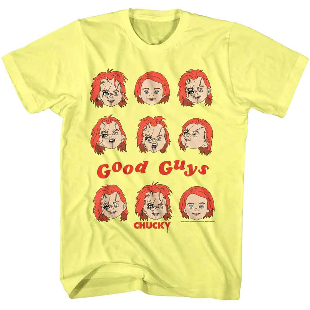 Chucky Good Guys Faces T-shirt(Chucky Chucky Good Guys Faces T Shirt 454491) 3 Chucky Good Guys Faces T-shirt(Chucky Chucky Good Guys Faces T Shirt 454491)