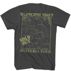 Def Leppard Europe 1987 T-shirt(Def Leppard Def Leppard Europe 1987 T Shirt 454501) -ROCABILIA CLOTHING SALE 454501B