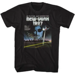 Escape From New York French Poster Image T-shirt(Escape From New York Escape From New York French Poster Image T Shirt 454509)