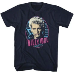Billy Idol Oval T-shirt(Billy Idol Billy Idol Oval T Shirt 454567)