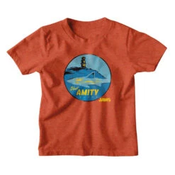 Jaws Visit Amity Kids Childrens T-shirt(Jaws Jaws Visit Amity Kids Childrens T Shirt 454592)