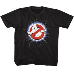 Rgb Lightning And Logo Kids Childrens T-shirt(Ghostbusters Rgb Lightning And Logo Kids Childrens T Shirt 454769)