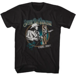 Srv And Double Trouble T-shirt(Stevie Ray Vaughan Srv And Double Trouble T Shirt 454830)