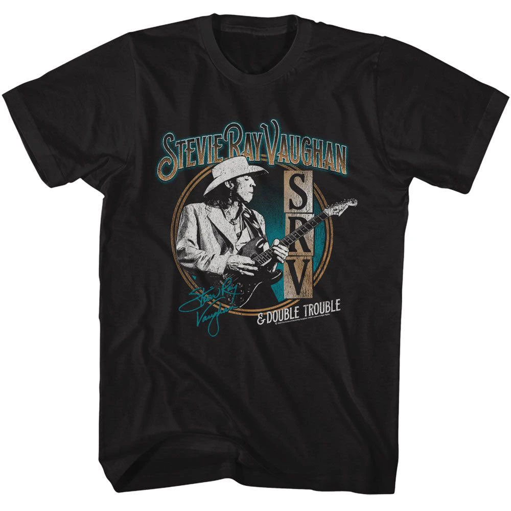 Srv And Double Trouble T-shirt(Stevie Ray Vaughan Srv And Double Trouble T Shirt 454830) 3 Srv And Double Trouble T-shirt(Stevie Ray Vaughan Srv And Double Trouble T Shirt 454830)