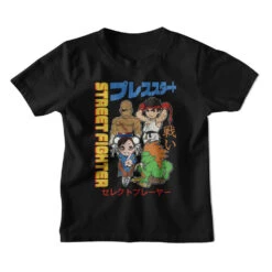Street Fighter Chibi With Kanji Kids Childrens T-shirt(Street Fighter Street Fighter Chibi With Kanji Kids Childrens T Shirt 454833)