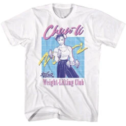 Street Fighter Weight Lift Chun Li T-shirt(Street Fighter Street Fighter Weight Lift Chun Li T Shirt 454840)
