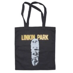 Gold Foil Logo Above Skull Totem Wallets & Handbags(Linkin Park Gold Foil Logo Above Skull Totem Wallets Handbags 455171)