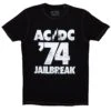 AC/DC 74 Jailbreak T-shirt(Ac Dc 74 Jailbreak T Shirt 455401) -ROCABILIA CLOTHING SALE 455401F