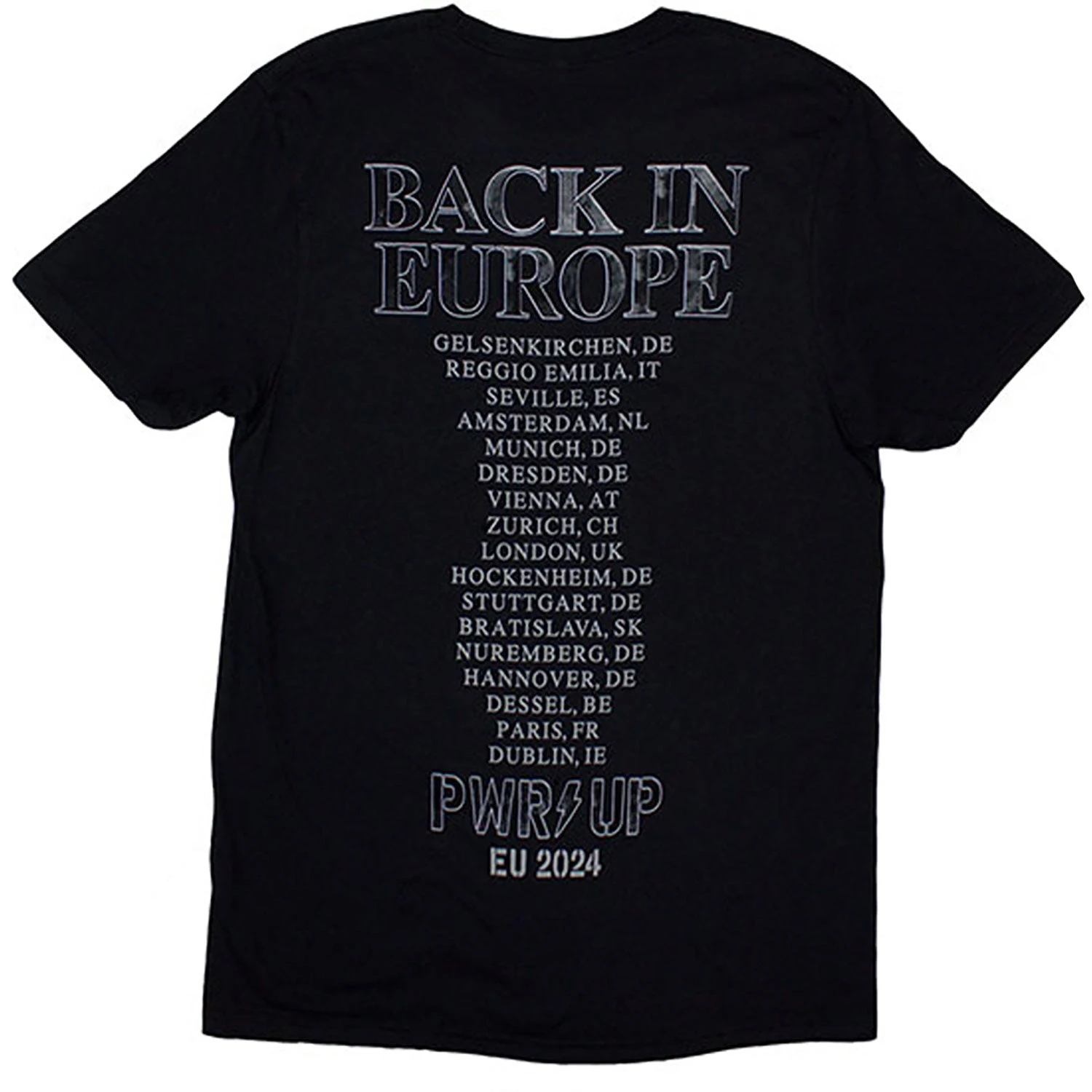 AC/DC Back In Black Pwr-up Eu Tour '24 T-shirt(Ac Dc Back In Black Pwr Up Eu Tour 24 T Shirt 455405) 4 AC/DC Back In Black Pwr-up Eu Tour '24 T-shirt(Ac Dc Back In Black Pwr Up Eu Tour 24 T Shirt 455405) - Image 2