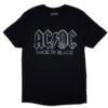 AC/DC Back In Black Pwr-up Eu Tour '24 T-shirt(Ac Dc Back In Black Pwr Up Eu Tour 24 T Shirt 455405) -ROCABILIA CLOTHING SALE 455405F