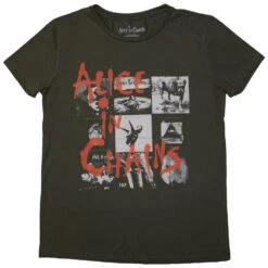 Albums Montage T-shirt(Alice In Chains Albums Montage T Shirt 455451)
