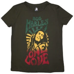 One Love Gradient T-shirt(Bob Marley One Love Gradient T Shirt 455666)
