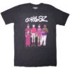 Cracker Island Standing Group T-shirt(Gorillaz Cracker Island Standing Group T Shirt 456017) -ROCABILIA CLOTHING SALE 456017F