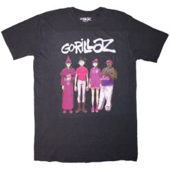 Cracker Island Standing Group T-shirt(Gorillaz Cracker Island Standing Group T Shirt 456017)