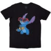 Lilo & Stitch Stitch Guitar T-shirt(Disney Lilo Stitch Stitch Guitar T Shirt 456222) -ROCABILIA CLOTHING SALE 456222F