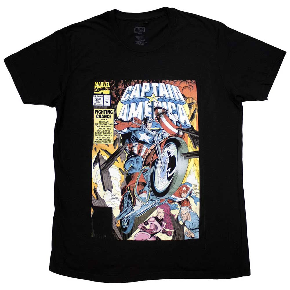 Captain America Wheel Comic Cover T-shirt(Marvel Comics Captain America Wheel Comic Cover T Shirt 456294) 3 Captain America Wheel Comic Cover T-shirt(Marvel Comics Captain America Wheel Comic Cover T Shirt 456294)