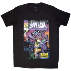 Darkhawk Comic Cover T-shirt(Marvel Comics Darkhawk Comic Cover T Shirt 456303)