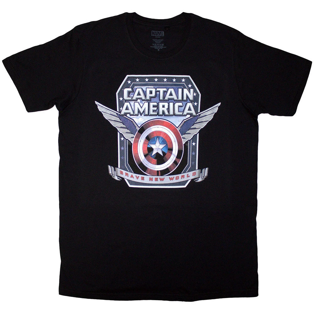 Captain America Brave New World Shield T-shirt(Marvel Comics Captain America Brave New World Shield T Shirt 456305) 3 Captain America Brave New World Shield T-shirt(Marvel Comics Captain America Brave New World Shield T Shirt 456305)