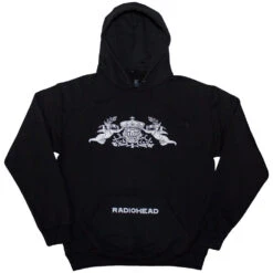 Bearhead Crest Hooded Sweatshirt(Radiohead Bearhead Crest Hooded Sweatshirt 456657)