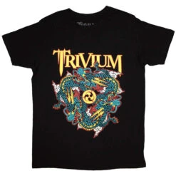 Dragon Circle Pit T-shirt(Trivium Dragon Circle Pit T Shirt 456894)