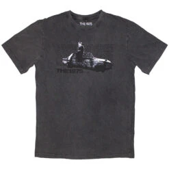 Car Photo Stone Wash T-shirt(1975 Car Photo Stone Wash T Shirt 456961)