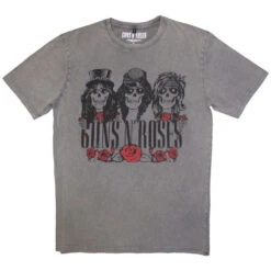 Hell Group Stone Wash T-shirt(Guns N Roses Hell Group Stone Wash T Shirt 457008)