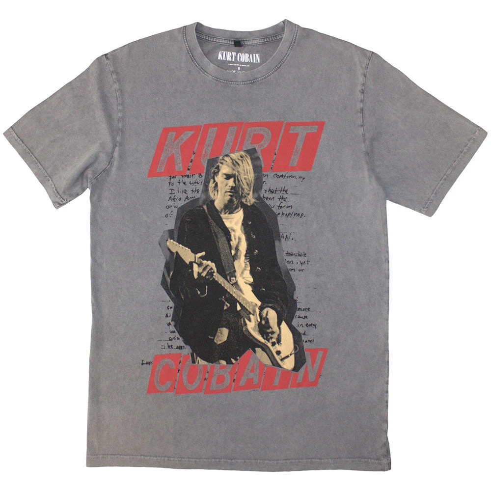 Collage Stone Wash T-shirt(Kurt Cobain Collage Stone Wash T Shirt 457013) 3 Collage Stone Wash T-shirt(Kurt Cobain Collage Stone Wash T Shirt 457013)