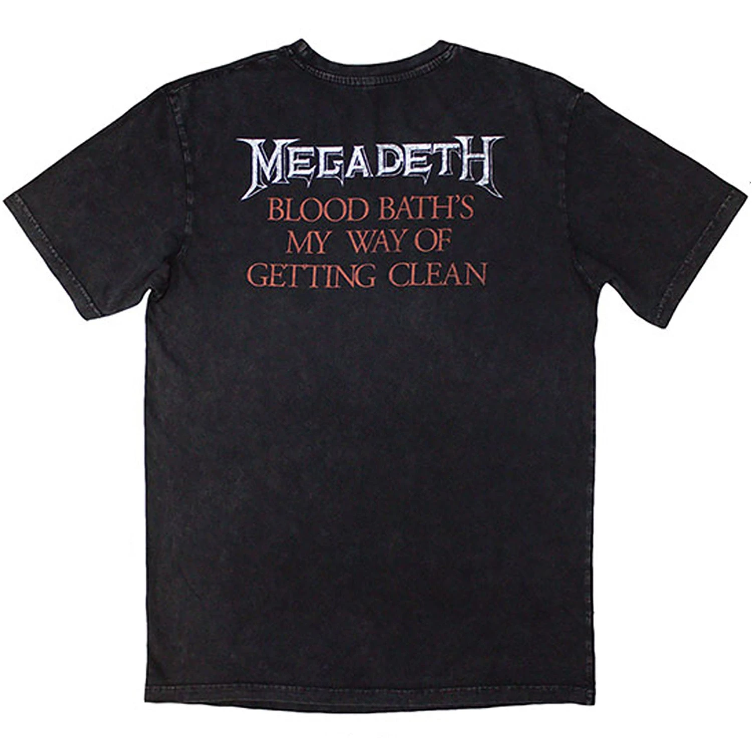 Black Friday Stone Wash T-shirt(Megadeth Black Friday Stone Wash T Shirt 457036) 4 Black Friday Stone Wash T-shirt(Megadeth Black Friday Stone Wash T Shirt 457036) - Image 2