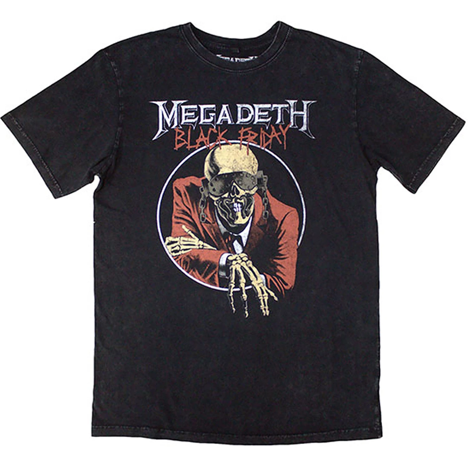 Black Friday Stone Wash T-shirt(Megadeth Black Friday Stone Wash T Shirt 457036) 3 Black Friday Stone Wash T-shirt(Megadeth Black Friday Stone Wash T Shirt 457036)