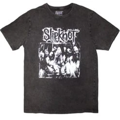 Album Splatter Stone Wash T-shirt(Slipknot Album Splatter Stone Wash T Shirt 457083)