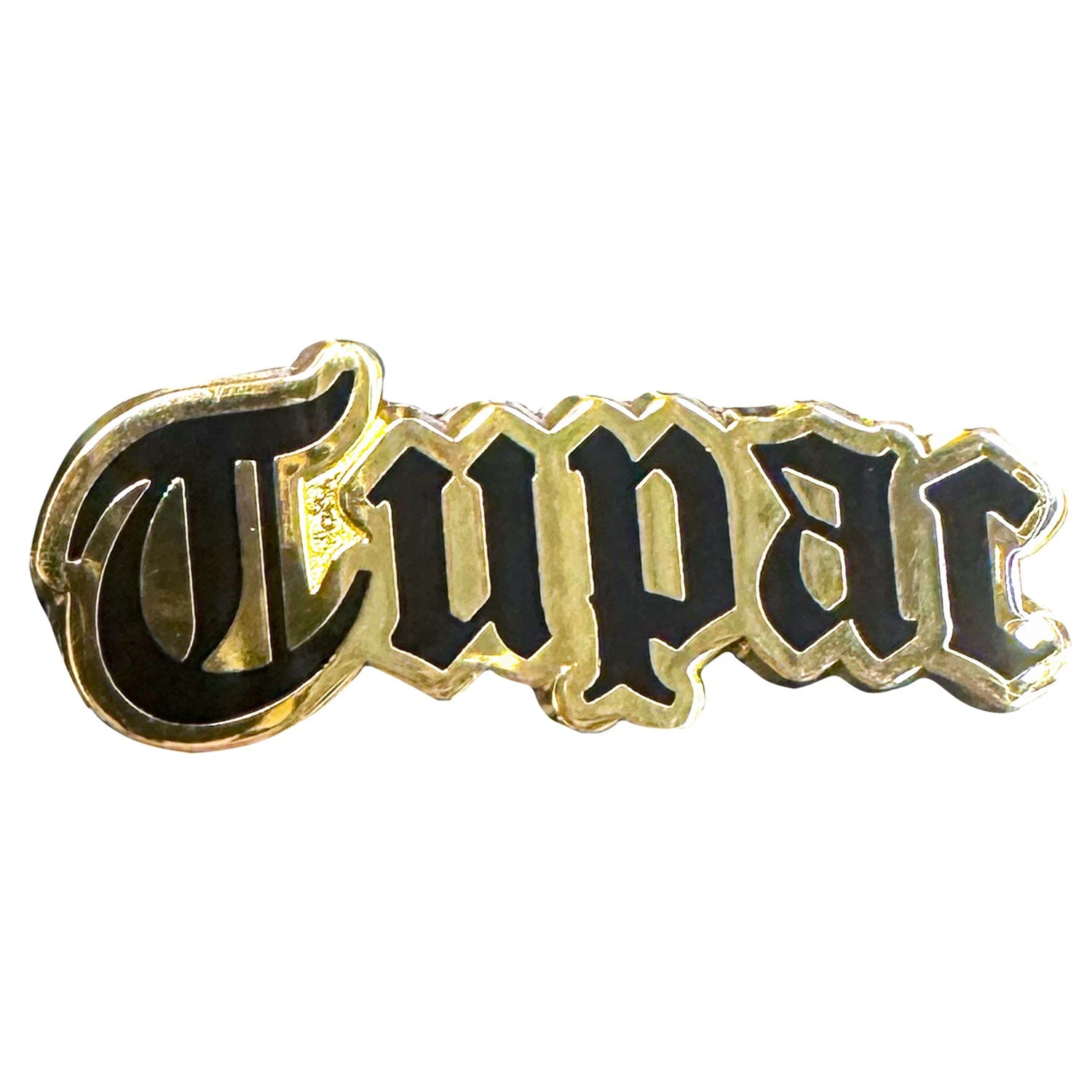 Logo Gold Pewter Pin Badge(Tupac Logo Gold Pewter Pin Badge 457188) 3 Logo Gold Pewter Pin Badge(Tupac Logo Gold Pewter Pin Badge 457188)