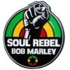 Soul Rebel Pewter Pin Badge(Bob Marley Soul Rebel Pewter Pin Badge 457311) -ROCABILIA CLOTHING SALE 457311F