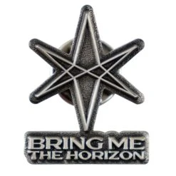 6-point Star Pewter Pin Badge(Bring Me The Horizon 6 Point Star Pewter Pin Badge 457316)