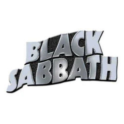 Wavy Logo Pewter Pin Badge(Black Sabbath Wavy Logo Pewter Pin Badge 457330)