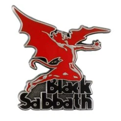 Logo & Daemon Pewter Pin Badge(Black Sabbath Logo Daemon Pewter Pin Badge 457331)