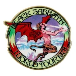 World Tour 1978 Pewter Pin Badge(Black Sabbath World Tour 1978 Pewter Pin Badge 457333)