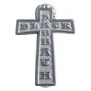 Cross Pewter Pin Badge(Black Sabbath Cross Pewter Pin Badge 457337)