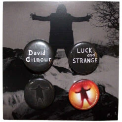 Luck & Strange Pewter Pin Badge(David Gilmour Luck Strange Pewter Pin Badge 457416)