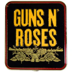 Stacked Black Pewter Pin Badge(Guns N Roses Stacked Black Pewter Pin Badge 457432)