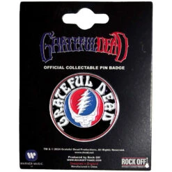 Steal Your Face Logo Pewter Pin Badge(Grateful Dead Steal Your Face Logo Pewter Pin Badge 457447)