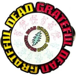 Spinning Emblem Pewter Pin Badge(Grateful Dead Spinning Emblem Pewter Pin Badge 457451)
