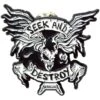 Seek & Destroy Pewter Pin Badge(Metallica Seek Destroy Pewter Pin Badge 457524) 1 Seek & Destroy Pewter Pin Badge(Metallica Seek Destroy Pewter Pin Badge 457524) -ROCABILIA CLOTHING SALE 457524F