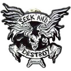 Seek & Destroy Pewter Pin Badge(Metallica Seek Destroy Pewter Pin Badge 457524)