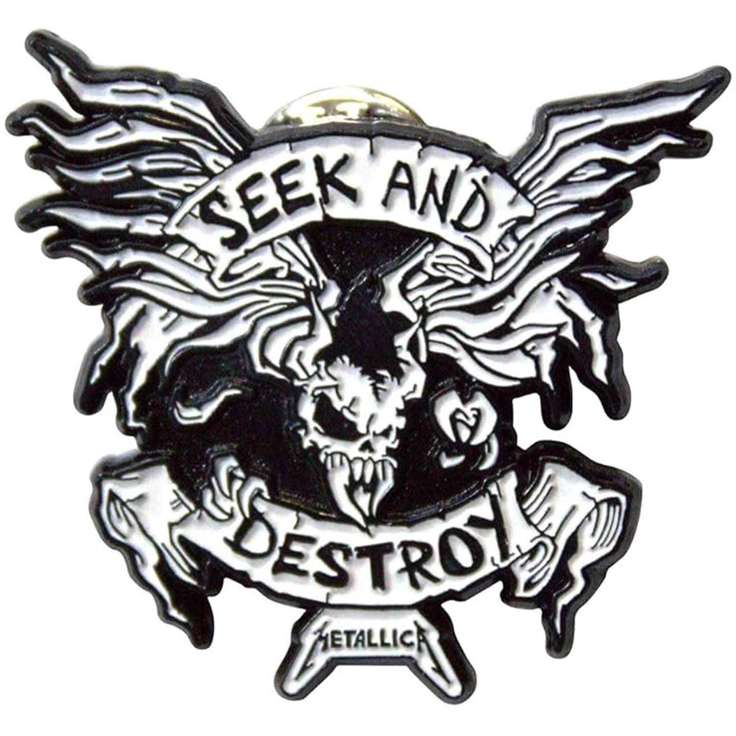Seek & Destroy Pewter Pin Badge(Metallica Seek Destroy Pewter Pin Badge 457524) 3 Seek & Destroy Pewter Pin Badge(Metallica Seek Destroy Pewter Pin Badge 457524)